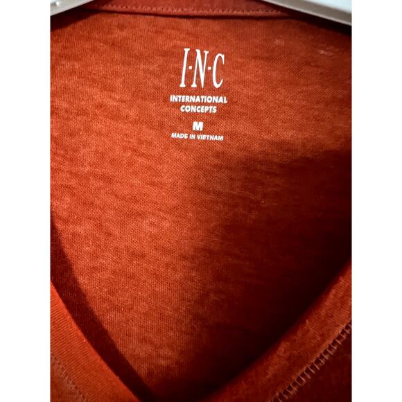 INC Women's Basic Orange T-Shirt Size M - Add to bundle and Save 25%! - Picture 2 of 5